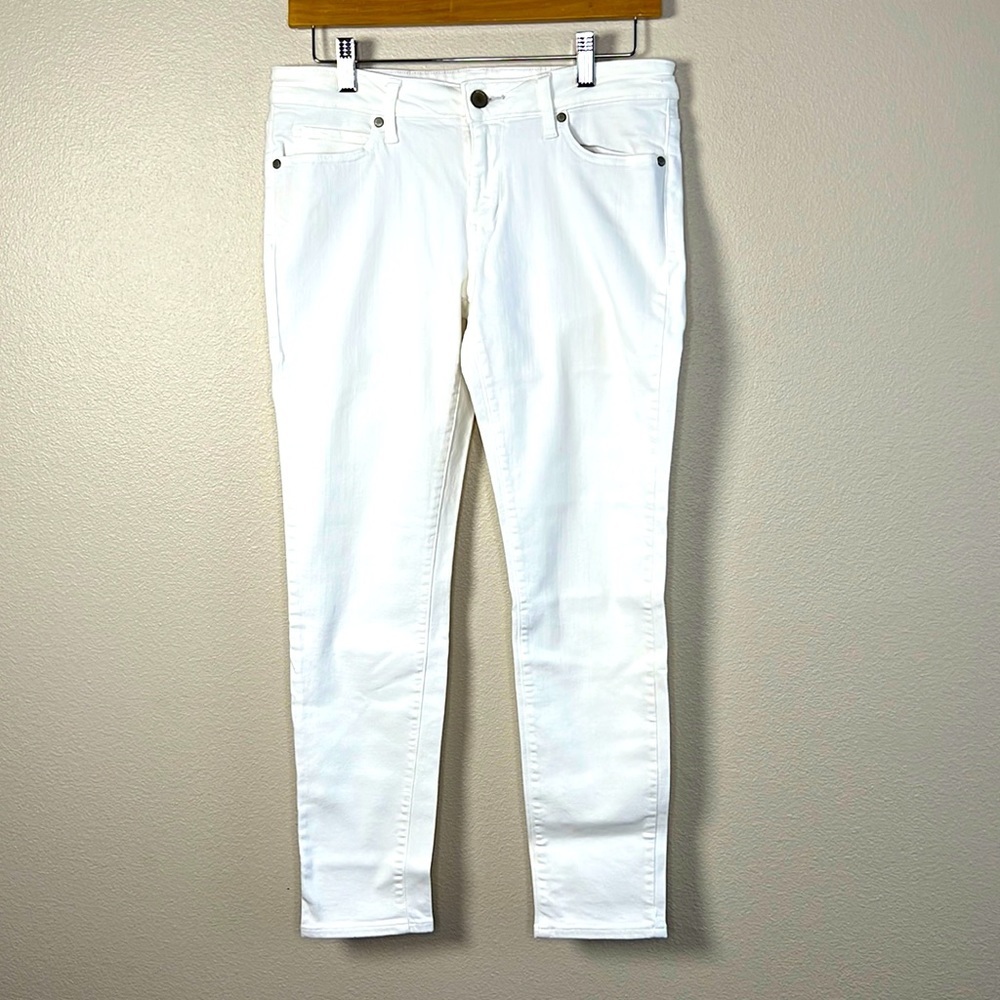 Uniqlo Skinny White Jeans